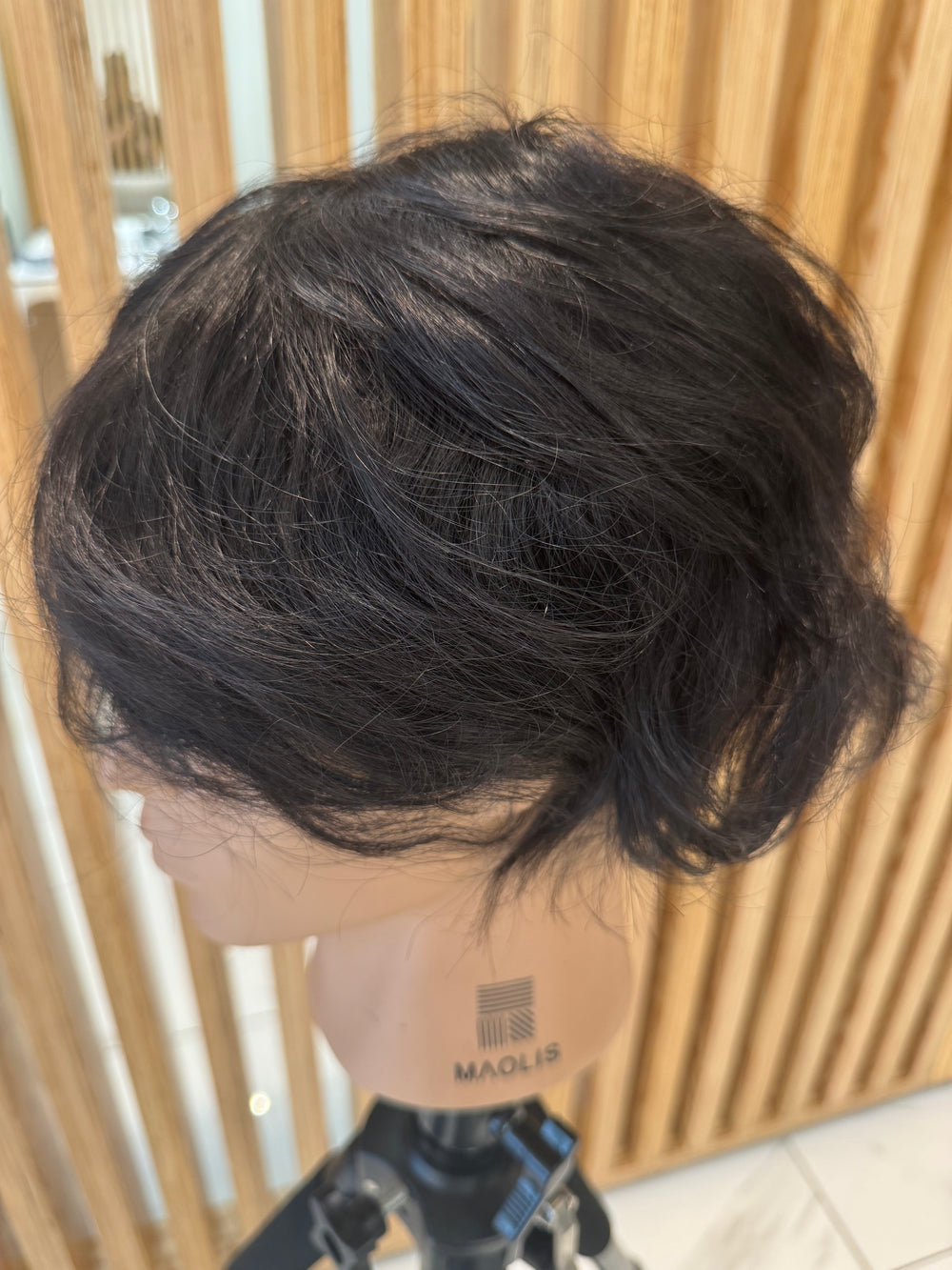 Prothèse capillaire Ultra HD couleur 1C (non remboursable ni échangeable)