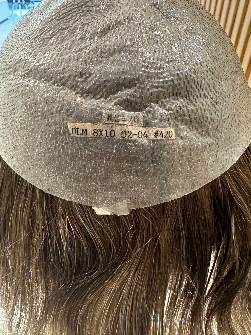 Prothèse capillaire invisible Ultra HD couleur 420 (non remboursable ni échangeable)