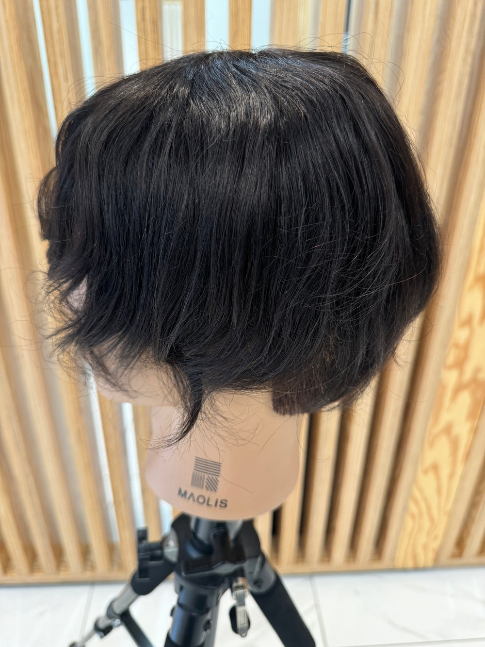 Prothèse capillaire H+ Poly #1B ( non remboursable ni échangeable)