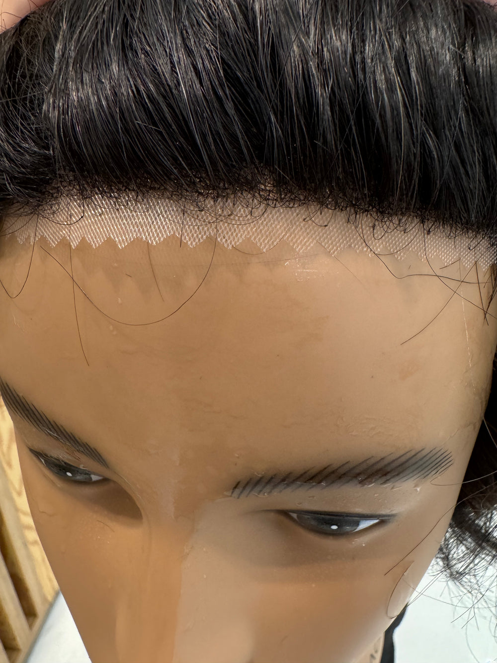 Prothèse capillaire H+ Poly #1B ( non remboursable ni échangeable)