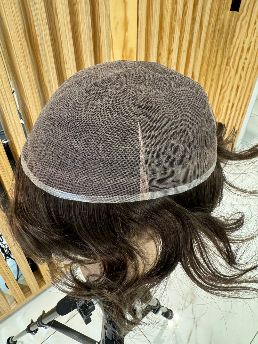 Prothèse capillaire invisible Air lace couleur 5 (non remboursable ni échangeable)