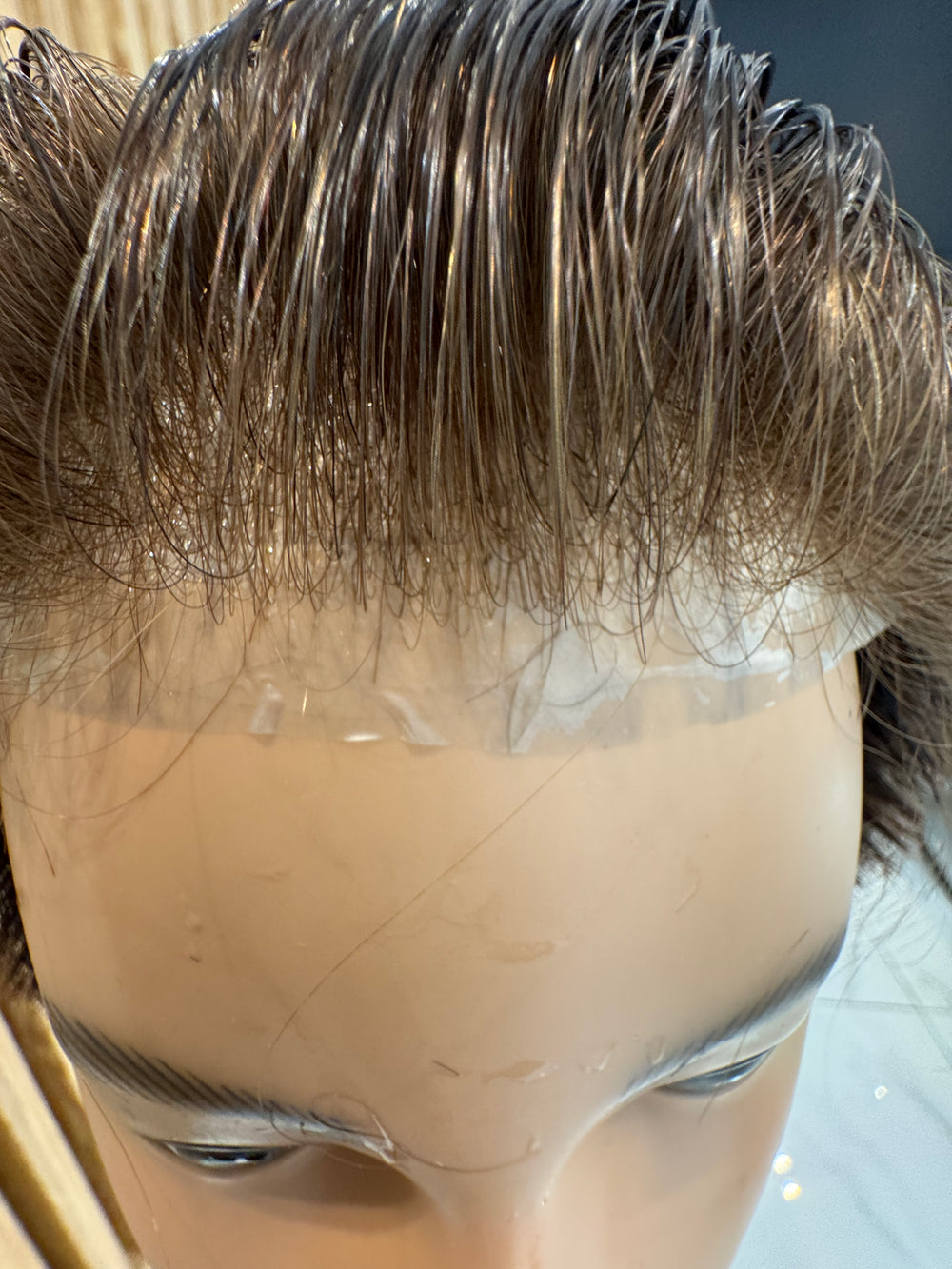 Prothèse capillaire invisible Ultra HD couleur 5R (non remboursable ni échangeable)