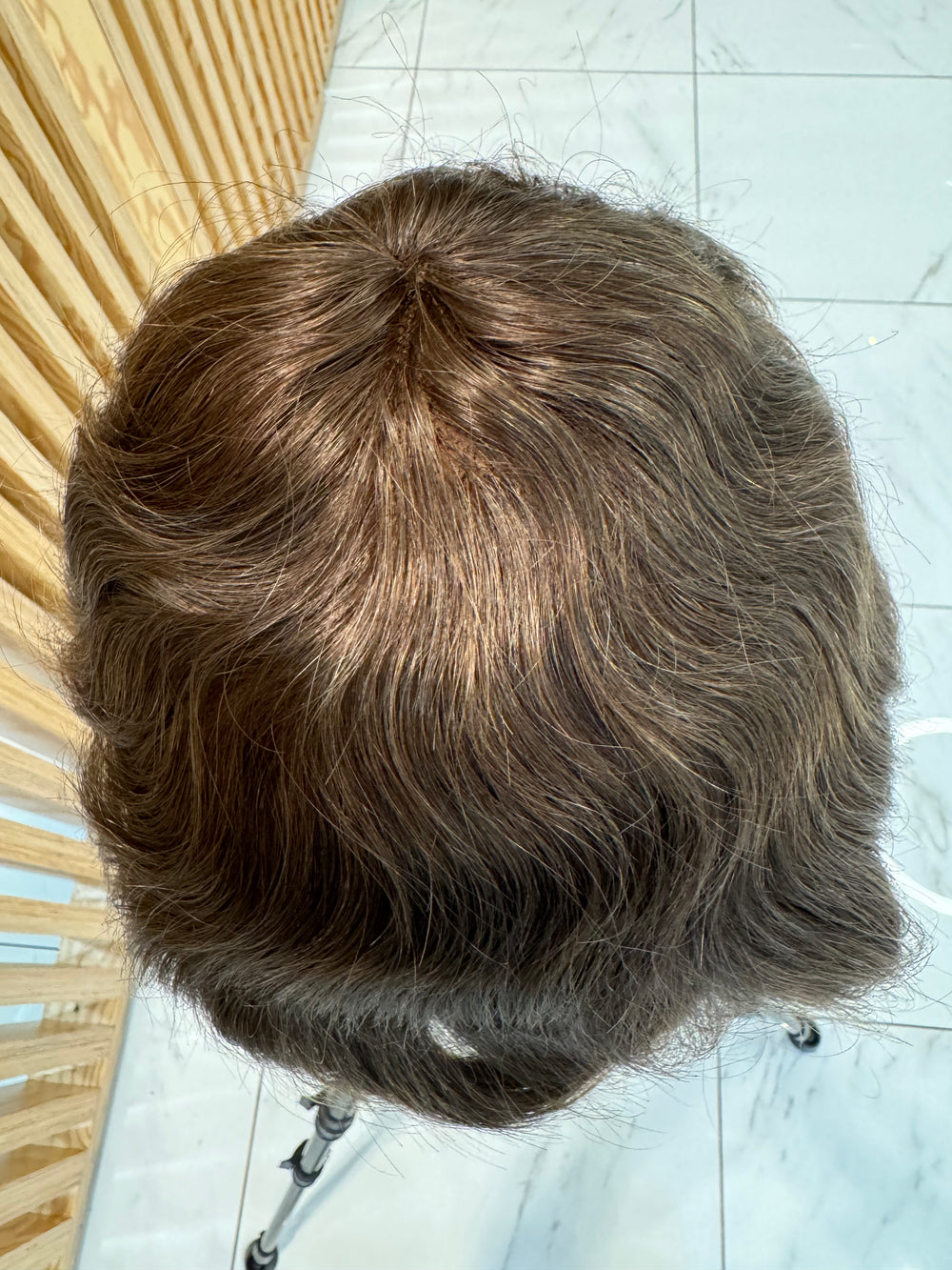 Prothèse capillaire invisible U lace couleur 5 (non remboursable ni échangeable)