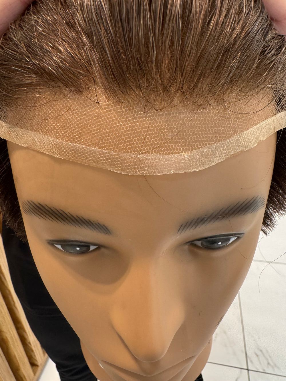 Prothèse capillaire invisible U lace couleur 5 (non remboursable ni échangeable)