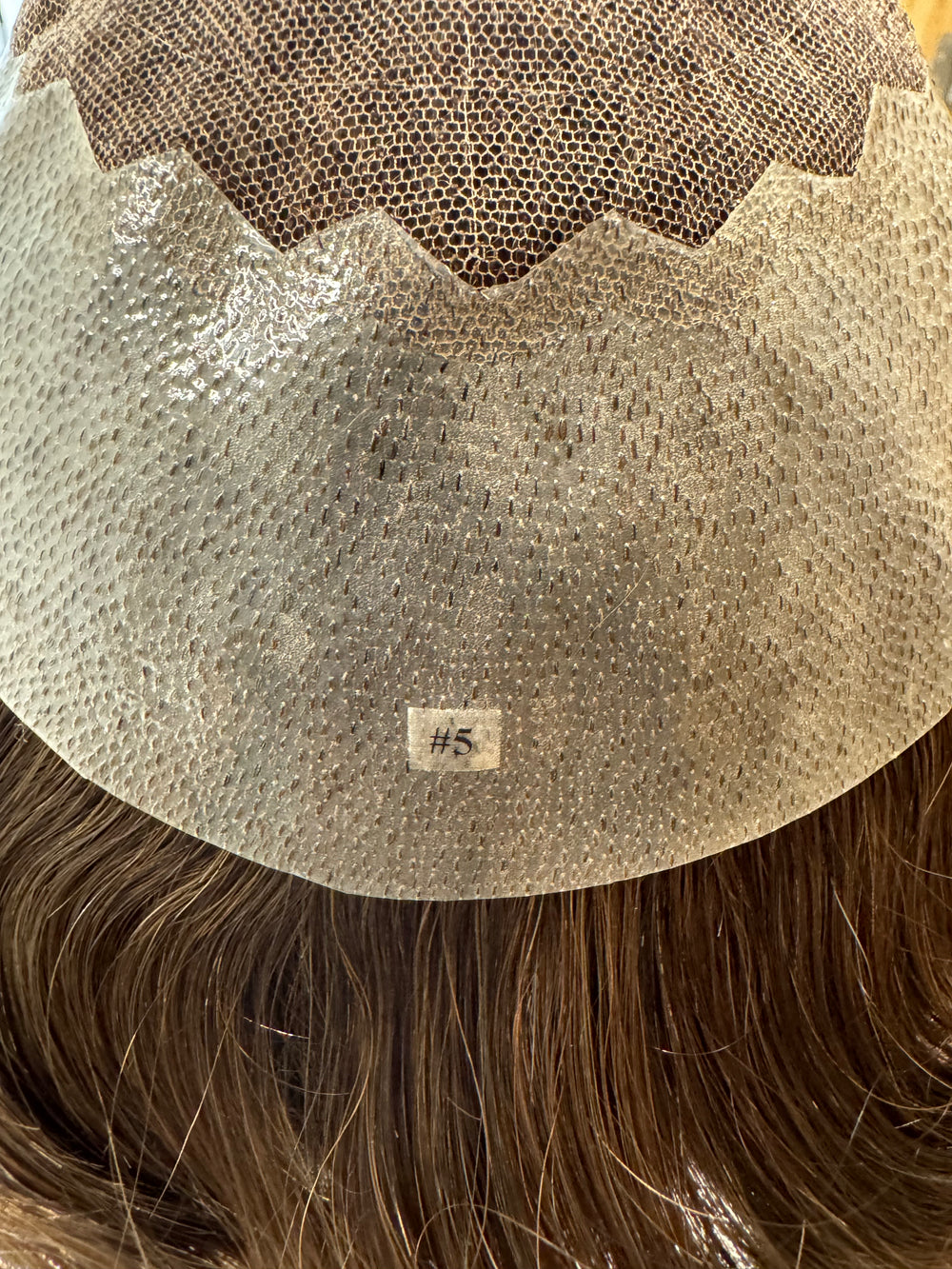 Prothèse capillaire invisible U lace couleur 5 (non remboursable ni échangeable)