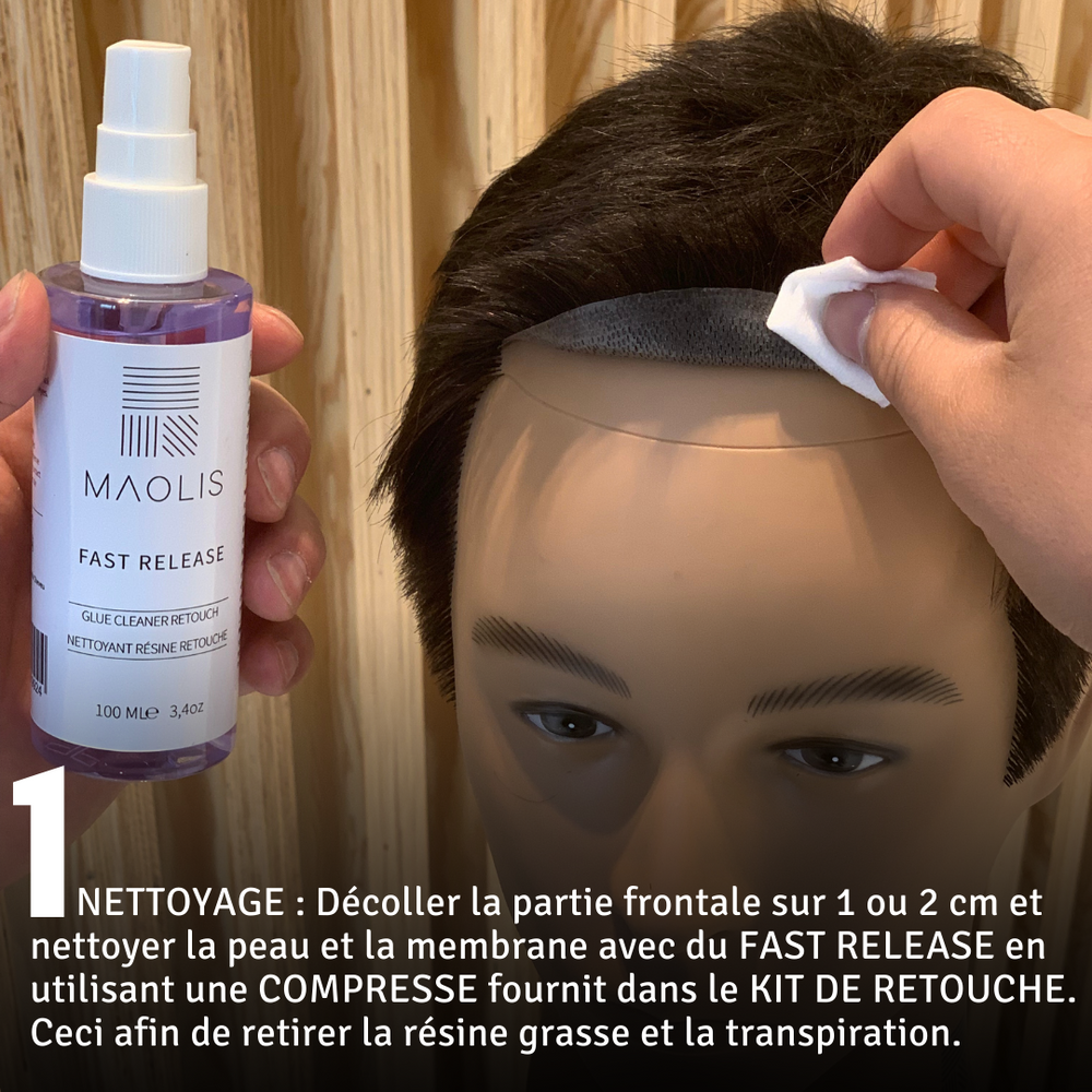 Kit completo per il ritocco dell'attaccatura dei capelli