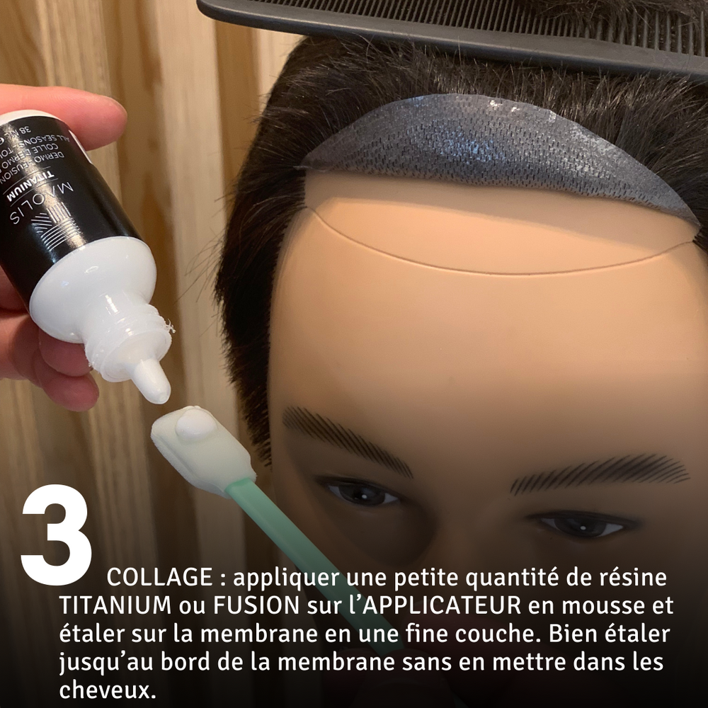 Kit completo per il ritocco dell'attaccatura dei capelli