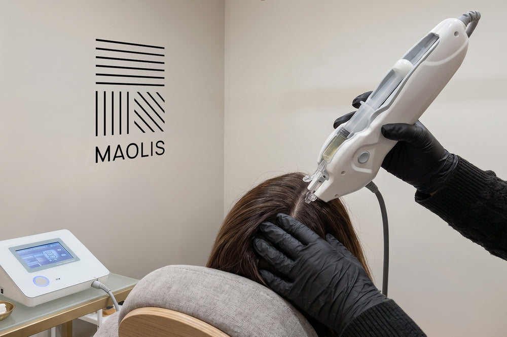 Mésothérapie pour cheveux à Paris : Déroulement d'une séance chez Maolis