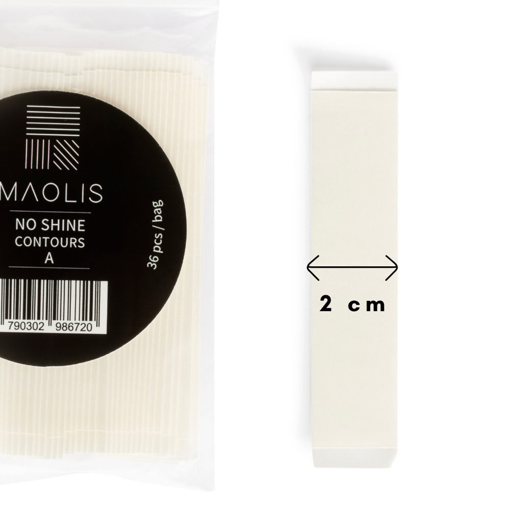 Adhésifs de contours double face prédécoupés A - largeur des bandes 2 centimetre